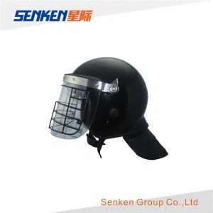 PC-skärm med metallram Visor Uppror Polis Fullständigt skydd Militär Säkerhet Anti-rygghjälm FBK-SK-08
