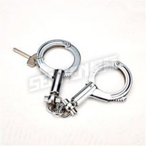 Silver Double-Lock Polis Handfängsel